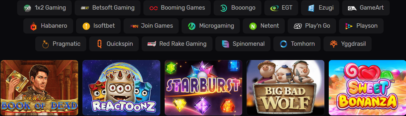 Casinomia - обзор официального сайта