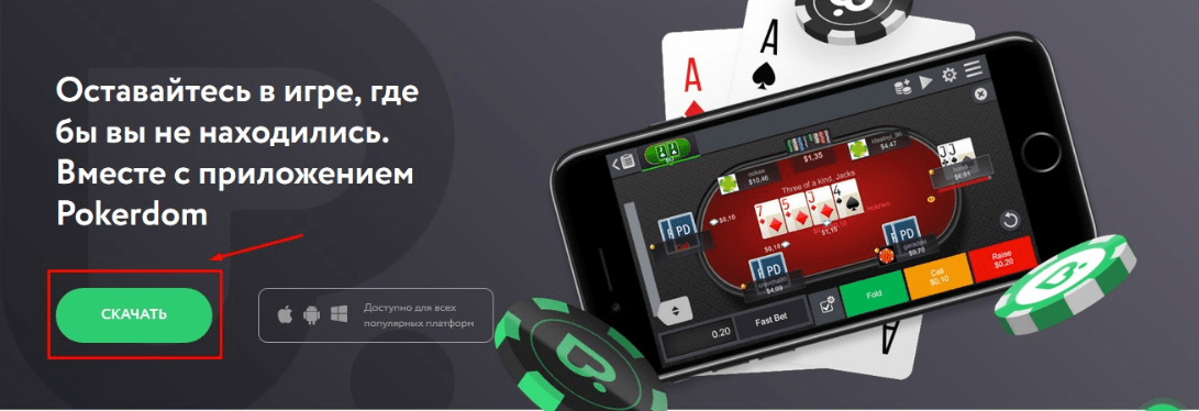 Обзор официального сайта Покердом